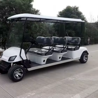 Carro de Golf Eléctrico de 8 Plazas para Turismo, Carruaje para Campos de Golf, Clubes y Recorridos Turísticos