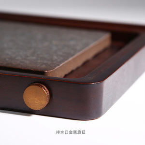 Goodbye Bamboo <b>Tea</b> Tray With Drainage Flat Design For Kung Fu <b>Tea</b> <b>Set</b> Home Office Use - Product Image 3