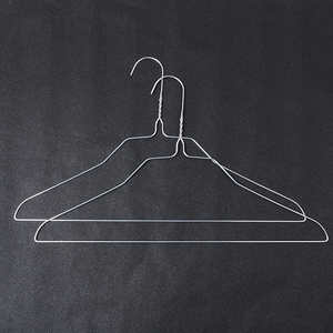 Cintres à fil galvanisé, Design personnalisé, pour le linge et la maison et le supermarché - Product Image 4