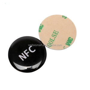 Vòng RFID thẻ thông minh chống kim loại điện thoại <span class=keywords><strong>Sticker</strong></span> <span class=keywords><strong>NFC</strong></span> phương tiện truyền thông xã hội tag biểu tượng tùy chỉnh <span class=keywords><strong>NFC</strong></span> Thẻ Epoxy - Product Image 1
