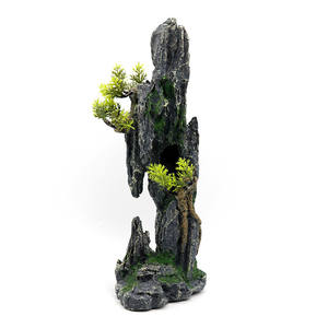 Aquarium Decoraties Groot En Hoog Uitzicht Op De Bergen Steen Betta Schuilplaats Aquarium Accessoires Decor Rots Grot Landschap - Product Image 5