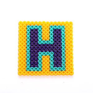 Juguete de rompecabezas hecho a mano DIY de alta calidad, cuentas Hama con forma de letra, cuentas Perler de 5mm, juguetes educativos para niños - Product Image 3