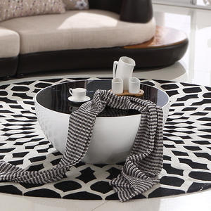 Op maat gemaakte Italiaanse klassieke moderne luxe vierkante salontafel van Calacatta Viola marmer voor de woonkamer - Product Image 3