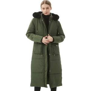 Manteau d'hiver long pour femme Moerdeng, imperméable, chaud, doudoune maxi, capuche amovible en fausse fourrure, parka - Product Image 1