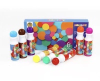 RAINBOW TOP SELLING Marqueurs Graffiti 8 Couleurs à Base d'Eau Couleurs Vives Effaçables pour Enfants, Marqueurs de Bingo, Marqueurs à Points pour Dessin et Gribouillage