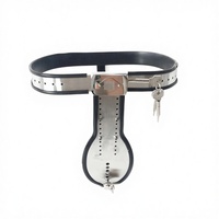 Culotte noire sexy Emperor, ceinture de chasteté masculine, cage à pénis en acier inoxydable, dispositif de chasteté CBT, bondage BDSM, métal, adultes, noir
