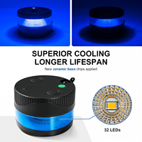 Luz de Baliza Magnética Inalámbrica USB-C, Luz Estroboscópica IP67 Ámbar Recargable, Mini Luz de Emergencia Intermitente Portátil a Prueba de Agua para Camión