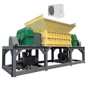 Hot Selling Glass Wood Pallet Paper Scrap Can Crusher Plastic Metal Iron Aluminium Shredder Machine