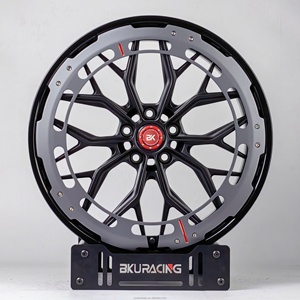 Jantes BZY 3 pièces forgées W463 19 20 21 22 24 pouces 5X130 en alliage T6 personnalisées pour voitures de course <span class=keywords><strong>Mercedes</strong></span> G63 G550 <span class=keywords><strong>G800</strong></span> - Product Image 2