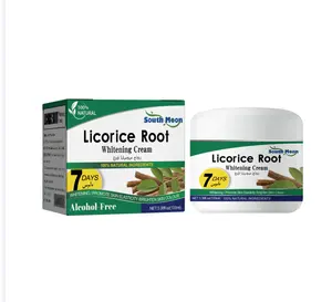 Krim Pemutih kulit Anti Keriput akar Licorice ditambahkan asam hialuronat Niacinamide bulan Selatan grosir