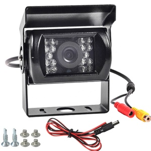18 LED IR visión nocturna impermeable cámara de respaldo de estacionamiento inverso 12V 24V para coches autobuses camiones <span class=keywords><strong>autocaravanas</strong></span> ayuda para vehículos - Product Image 3