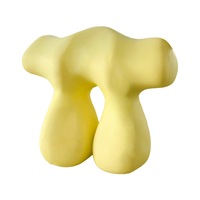 Bantal Leher Travel Memory Foam Ergonomis Bentuk U Penyangga Leher OEM ODM Kustom Grosir