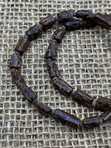 Bracelet en perles de bois écologiques, fait main, perles de bois naturelles, bracelet extensible unisexe, méditation, yoga, bijoux spirituels - Product Image 2