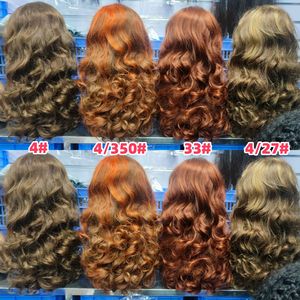 Promoción 95$ Letsfly Pelucas Frontales de Encaje 13x4, Rizadas y Voluminosas, 300g, 22 Pulgadas 33 #   Cabello Humano Natural Color Piano al por Mayor - Product Image 2