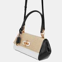 Sacs à main à bandoulière tendance pour femmes, sac à bandoulière de styliste en lézard, sacs à main à boucle croisée pour dames