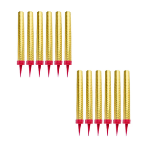 Bougie <span class=keywords><strong>Fontaine</strong></span> Dorée à Livraison Rapide, Durée de Combustion de 60 secondes, Sans Fumée, Bâtonnets Scintillants pour l'Aïd Arabe et les Gâteaux de Mariage - Product Image 1