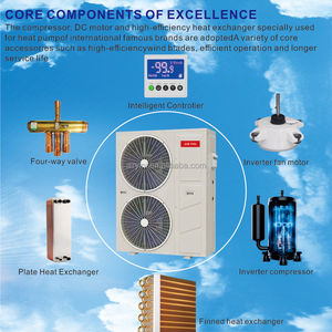 <span class=keywords><strong>Pompa</strong></span> <span class=keywords><strong>di</strong></span> <span class=keywords><strong>Calore</strong></span> EVI DC Inverter da 14KW 16KW 18KW Scaldabagno e Raffreddatore Climatizzatore Centralizzato 3 in 1 per Riscaldamento Raffrescamento e ACS - Product Image 2