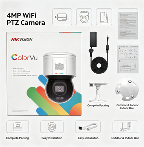 Original HIK DS-2DE3A400BW-DE/W F1(T5) 4MP WiFi PTZ <b>Camera</b> with Two-Way 3-inch 4 MP ColorVu Wi-Fi Mini PT Dome Network <b>Camera</b> - Product Image 3