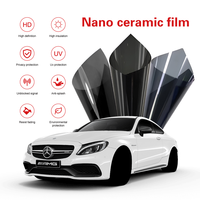 Film de protection d'écran en céramique nano polarisée 30m, épaisseur 2mil, qualité 3M, anti-rayures, rejet IR 100%, garantie 5 ans, matériau PET