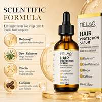 Serum Pertumbuhan Rambut Redensyl Saw Palmetto Biotin Kafein Serum Kulit Kepala Penyegar Folikel Penguat Akar Rambut Peptida Ghk-cu Serum Rambut