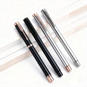 Business Luxury Metal Gel <b>Pen</b> with Custom Logo Slim Signature Blue 0.5mm Writing Width Gift <b>Pen</b> for Corporate Events - Product Image 2