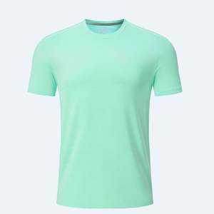 Camiseta de Hombre 100% Algodón Orgánico, Transpirable, de Secado Rápido, Corte Regular, Lisa, con Patrón Sólido, Tejido de Punto, Gran Venta - Product Image 3