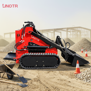 Harga Pabrik Mini Crawler <span class=keywords><strong>Loader</strong></span> Multifungsi Skid Steer <span class=keywords><strong>Loader</strong></span> Mesin Pemindah Tanah Track Bucket Bertenaga Bensin - Product Image 5