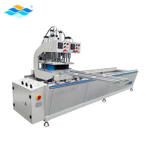 เครื่องทำหน้าต่างและประตู เครื่องเชื่อมโปรไฟล์ UPVC PVC เครื่องเชื่อมรอยต่อแบบไร้รอยต่อสองหัว สำหรับทำหน้าต่าง PVC - Product Image 1