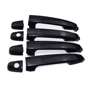 69211-AA010 69211-AA020 Cubiertas de Manijas de Puerta de Plástico Negro y Metal para Toyota Corolla 2003-2008 - Product Image 1