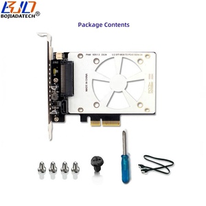 Werksverkauf PCI-E 4.0 4X an U.2 SFF-8639 Anschluss adapter karte mit SATA 3.0 7PIN Kabel für U2 NVME SSD/2,5 "SATA SSD - Product Image 6