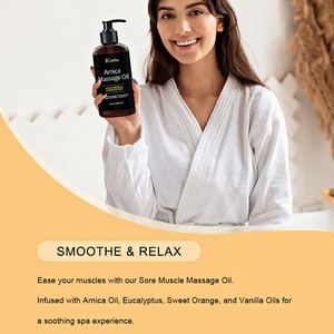 <span class=keywords><strong>Huile</strong></span> de <span class=keywords><strong>massage</strong></span> pour les muscles endoloris à l'<span class=keywords><strong>arnica</strong></span> Kanho, <span class=keywords><strong>huile</strong></span> pour le soin de la peau, relaxante, apaise l'esprit, dissout les tensions et harmonise le corps, 240 ml - Product Image 2