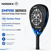 Raquette de padel professionnelle en carbone, titane et Kevlar, forme diamant, en EVA souple, personnalisée en usine, modèle 2026