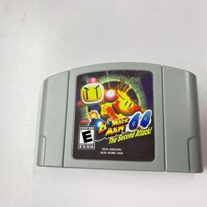 Versión de EE. UU. en idioma inglés Retro N64 Juegos en stock <span class=keywords><strong>Bomberman</strong></span> 64 the Second Attack Videojuegos - Product Image 4