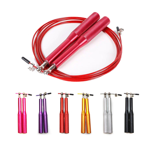Corde à sauter de poignée en aluminium de haute qualité de corde de vitesse professionnelle pour la boxe Crossfit - Product Image 1