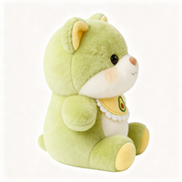 Adorable Ours en Peluche Vert en Gros, Peluche Ours Mignon avec Bavoir Avocat, Peluche Ours Avocat Personnalisée Mignonne et Rembourrée