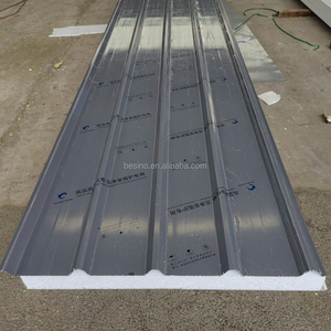 Techo de aislamiento Eps Panel sándwich <span class=keywords><strong>Precio</strong></span> Comercio Eps Material de techo sándwich Pu Hoja de panel sándwich para techo - Product Image 6