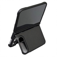Étui de téléphone à double support de type aile pour iPhone, en PC, design uni, coque de protection antichoc, vente en gros de coques de téléphone portable