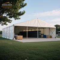 Carpa de Aluminio, Estructura Resistente y Versátil, Carpa para Taller, Almacén, Carpa Temporal Fácil de Montar, Carpa para Eventos al Aire Libre