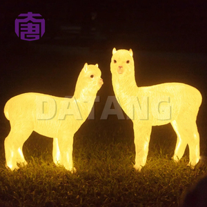 Ip65 Waterproof Alpaca Shaped <b>Lamp</b> For Garden And Park Festival Lighting Led <b>Decorative</b> Motif <b>Lamp</b> For Outdoor Events - Product Image 6