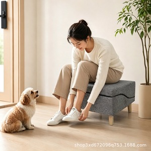 Escalera de madera maciza para interiores para perros y mascotas, escalones para humanos y mascotas, sofá, escaleras para gatos y perros, rampa, y - Product Image 3