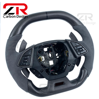 Accessoires intérieurs de voiture en fibre de carbone, volant sport en cuir véritable personnalisé pour Chevrolet Camaro SS ZL1 2SS LS RS