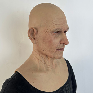 Máscara <span class=keywords><strong>de</strong></span> Silicona para Hombre Calvo, Máscara Realista <span class=keywords><strong>de</strong></span> Hombre Mayor, Careca, <span class=keywords><strong>de</strong></span> Látex, para Cosplay, Accesorios para Películas y Representaciones - Product Image 1