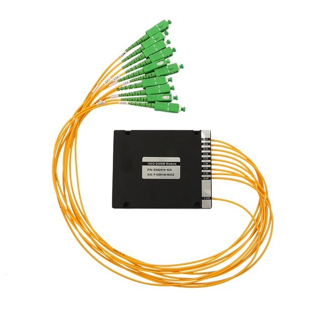 High channel isolation equipment multiplexer 2 4 8 16 Channel 100G DWDM module Mux Demux dwdm splitter