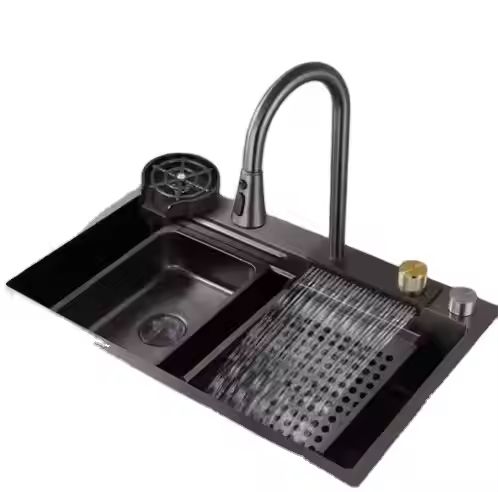 Handmade Stainless Steel Double Bowl Washbasin