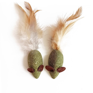 Jouet à <span class=keywords><strong>chat</strong></span> en forme de souris avec queue à plumes, friandise à mâcher très populaire sur internet pour chats, <span class=keywords><strong>herbe</strong></span> à <span class=keywords><strong>chat</strong></span>, accessoires pour animaux de compagnie - Product Image 4