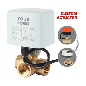 DN25 <strong>Mini</strong> Electric 3-Way Brass <strong>Ball</strong> <strong>Valve</strong> 1'' Electrical Control Water <strong>Valve</strong> OEM Support for General Application - Product Image 3