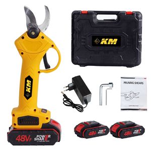 Km Electric Pruning Shears 48V Lithium Battery Bypass <b>Pruner</b> For Large Branches And Fruit <b>Trees</b> - Product Image 3