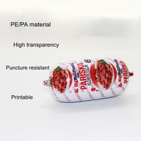 Boyaux de saucisse souples personnalisables en PA/PE, qualité alimentaire, haute résistance à la traction, résistants à l'huile, à l'oxygène, pour la conservation des arômes, logo personnalisé