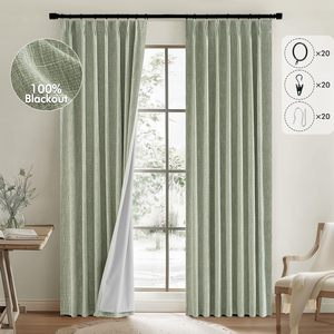 Xinlan nuove <span class=keywords><strong>tendenze</strong></span> della tenda trattamento delle finestre 100% oscuranti <span class=keywords><strong>tende</strong></span> di lino misto per il soggiorno - Product Image 5
