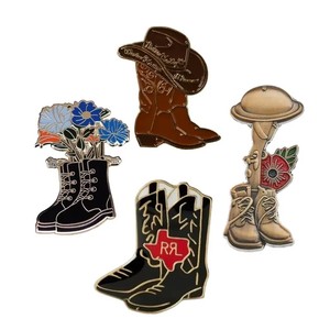 Al por mayor, muestra gratuita, pin <span class=keywords><strong>de</strong></span> solapa <span class=keywords><strong>de</strong></span> esmalte personalizado con diseño <span class=keywords><strong>de</strong></span> botas <span class=keywords><strong>de</strong></span> vaquero - Product Image 1